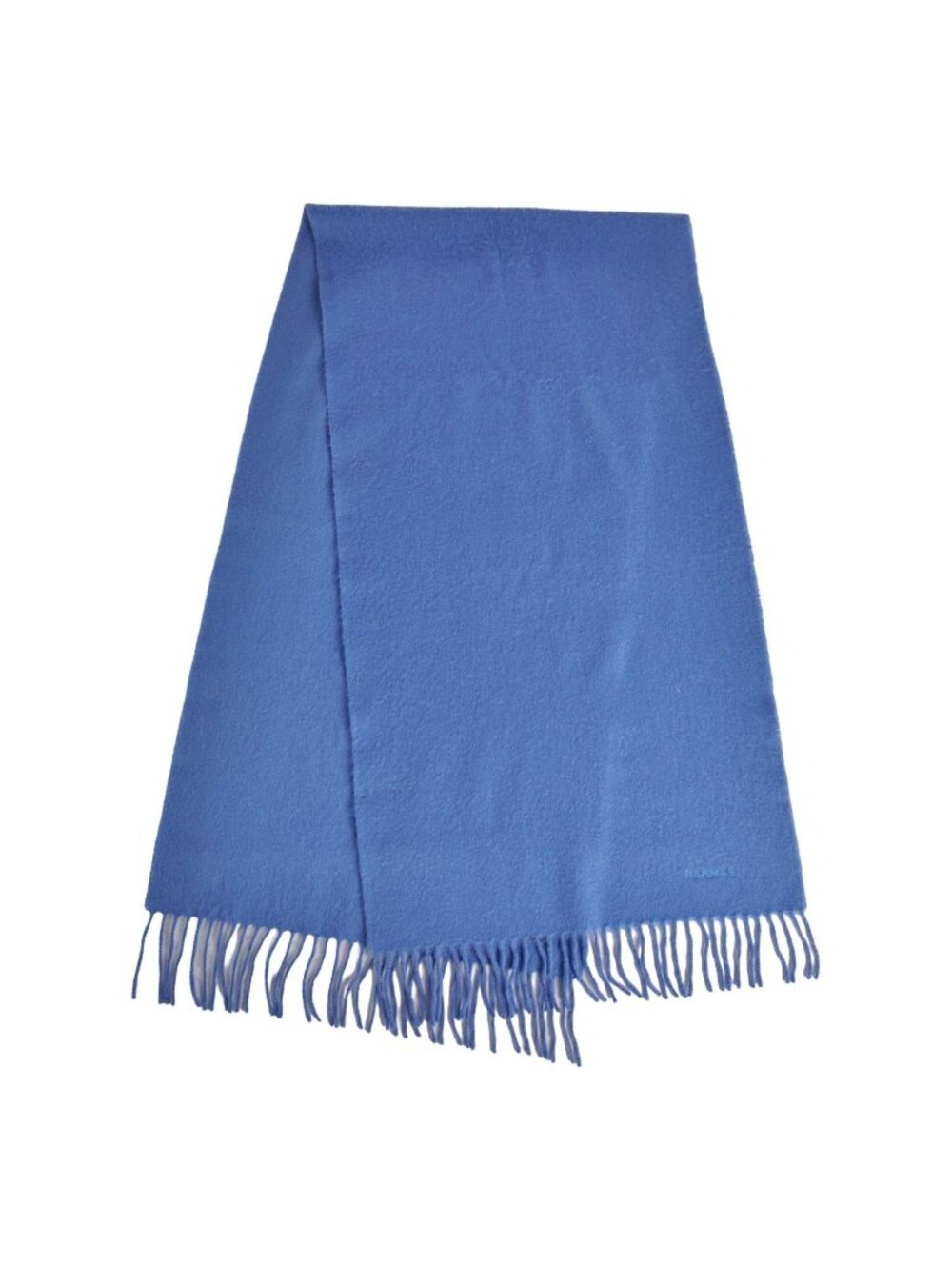 Hermes Scarf Shawl Fringe Cashmere